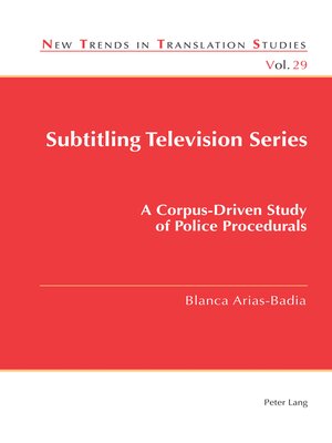 cover image of Subtitling Television Series